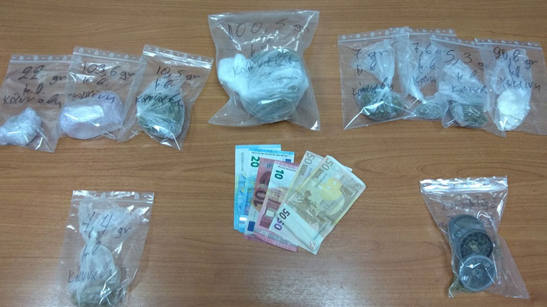 Αιτωλοακαρνανία: Δύο συλλήψεις για κοκαΐνη και κάνναβη