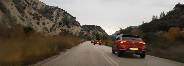 Το VW T-Roc καπου... στα βουνά της Ορεινής Κορινθίας