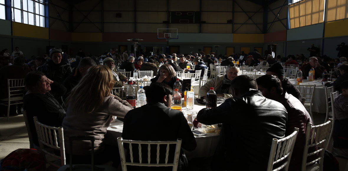 Γεύμα αλληλεγγύης για άστεγους συμπολίτες μας