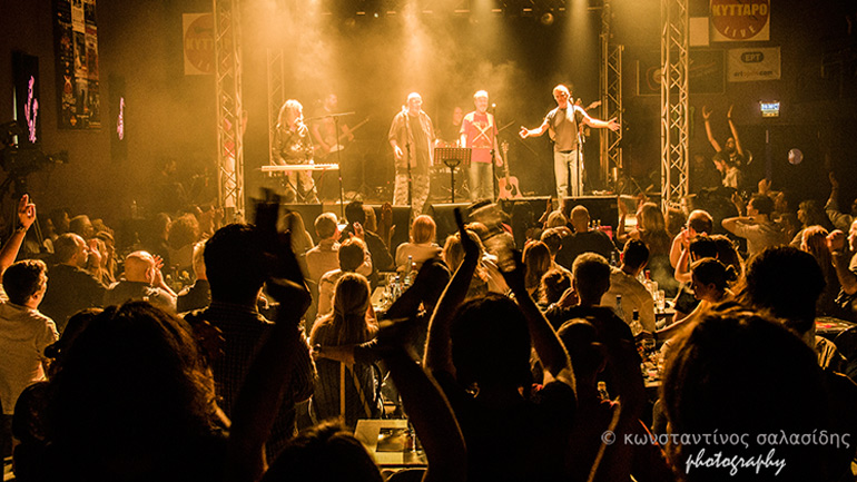 Λ. Παπαδόπουλος, Γ. Γιοκαρίνης, Ν. Ζιώγαλας, Γ. Μηλιώκας στο Κύτταρο