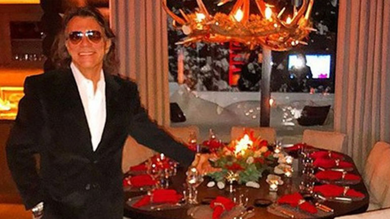 Χριστούγεννα στα χιόνια για τον Ηλία Ψινάκη! Δείτε φωτογραφίες