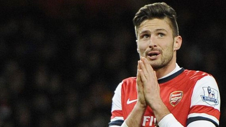 Άρσεναλ: Εκτός ως τα μέσα Ιανουαρίου ο Ζιρού