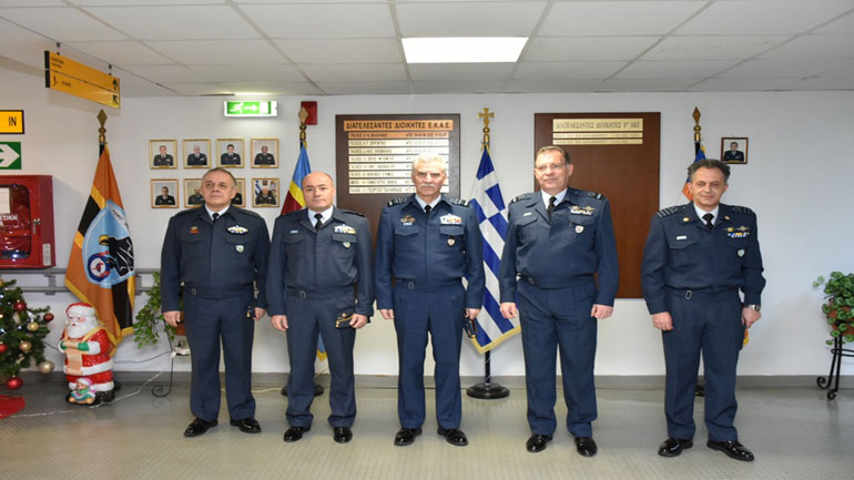 Επίσκεψη Αρχηγού ΓΕΑ στο ΑΤΑ, στο ΕΚΑΕ και στην 130ΣΜ