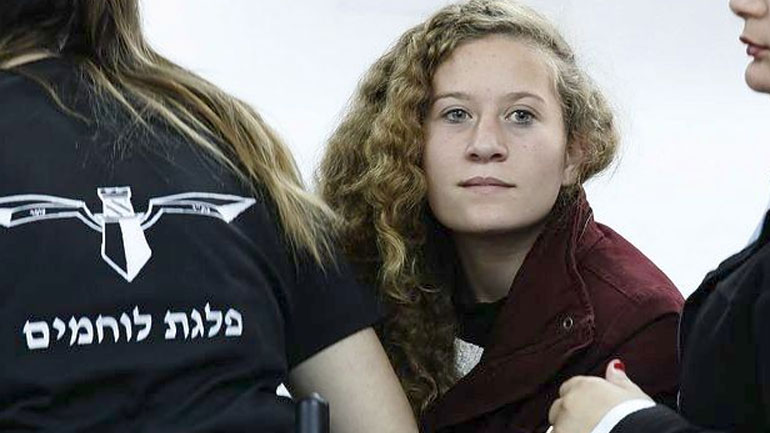 Κατηγορίες για βιαιοπραγία στη 16χρονη Παλαιστίνια Άχεντ Ταμίμι επειδή χαστούκισε Ισραηλινό στρατιώτη