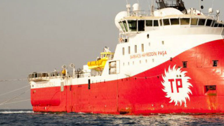 Η Τουρκία δέσμευσε παράνομα περιοχή βορειοανατολικά της Κύπρου για έρευνες από το Barbaros