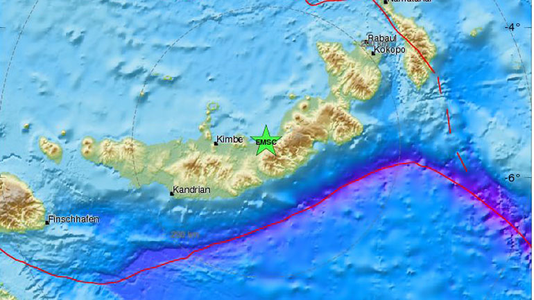 Σεισμός 5,8 Ρίχτερ στην Νέα Γουινέα Σεισμός 5,8 Ρίχτερ στην Νέα Γουινέα