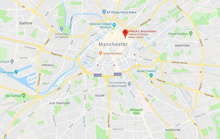 Στον χάρτη φαίνεται το σημείο όπου βρίσκεται η πολυκατοικία