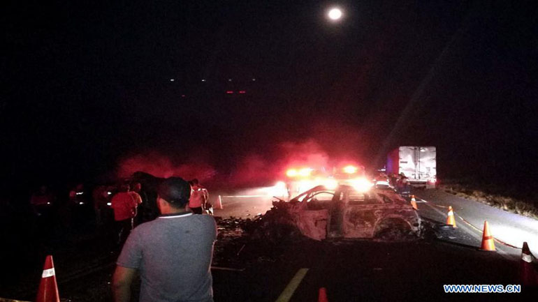 Μεξικό: Δέκα άνθρωποι σκοτώθηκαν σε τροχαίο