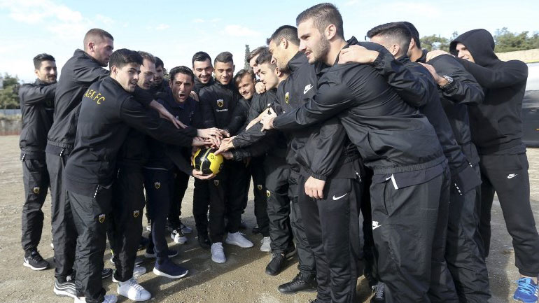 Η ΑΕΚ έπαιξε για πρώτη φορά μπάλα στην «Αγιά Σοφιά»