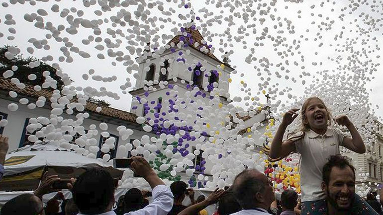 Βραζιλία: 50.000 μπαλόνια στον ουρανό του Σάο Πάολο
