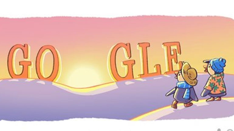 H Google καλωσορίζει το 2018 με το Doodle της