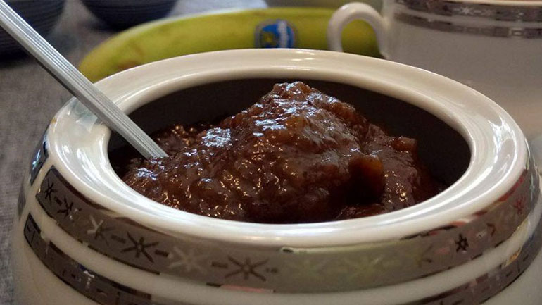 Μαρμελάδα με μπανάνα και σοκολάτα