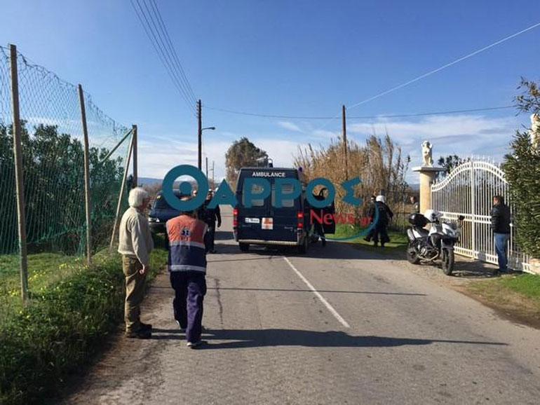 Στο σημείο ασθενοφόρο της Πολεμικής Αεροπορίας