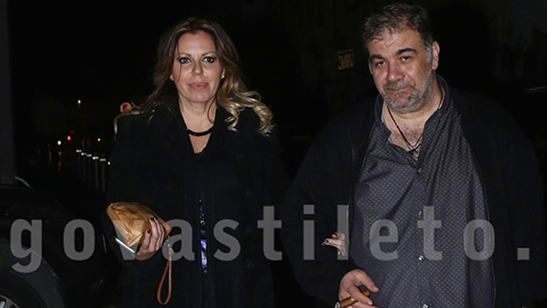 Δημήτρης Σταρόβας & Άννα Σταθάκη: Βραδινή έξοδος λίγο πριν από την αλλαγή του χρόνου!