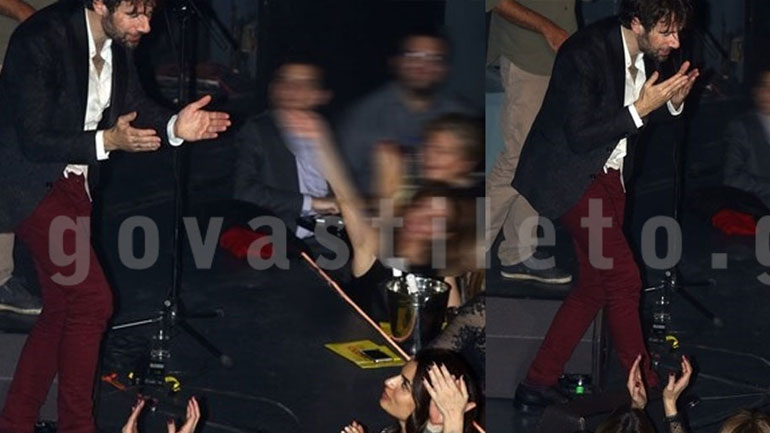 Τόνια Σωτηροπούλου: Πρώτο τραπέζι πίστα στον αγαπημένο της Κωστή Μαραβέγια