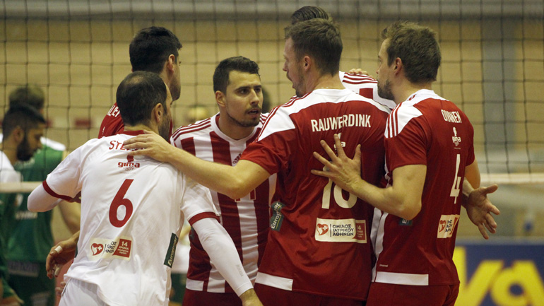 Βόλεϊ: Άνετη επικράτηση για τον Ολυμπιακό, 3-0 τον Παναθηναϊκό
