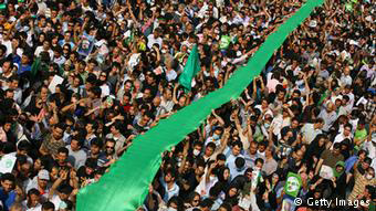 Το «Πράσινο Κίνημα» του 2009. Φωτογραφία από τις τότε διαδηλώσεις 