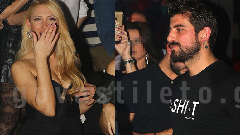 Ιωάννα Τούνη: Διασκέδασε στο ίδιο μαγαζί με τον πρώην της Γιάννη Σιδεράκη