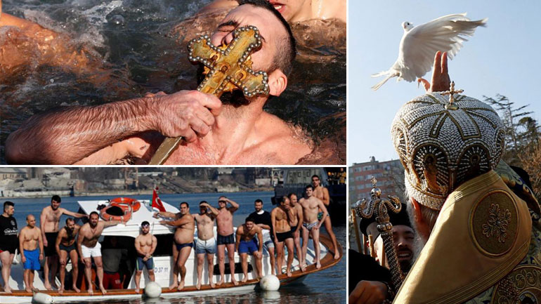 Συγκίνηση στην Πόλη: Έλληνες κολυμβητές τραγούδησαν τον Εθνικό Υμνό στον Κεράτιο κόλπο