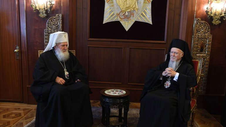 Θερμή υποδοχή του Πατριάρχη Βουλγαρίας στο Οικουμενικό Πατριαρχείο