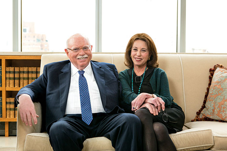 Ο Michael Steinhardt με τη σύζυγό του Judy