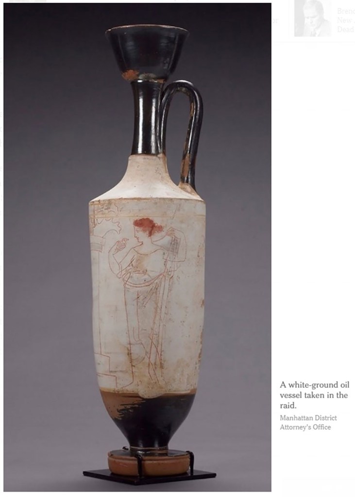 Η αρχαιοελληνική λευκή λήκυθος