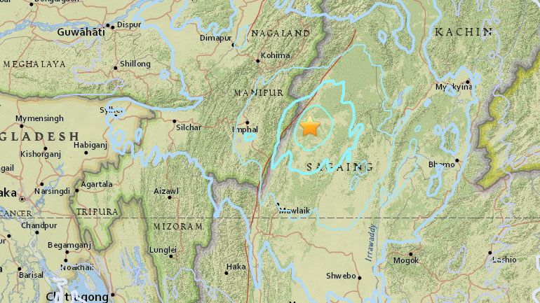 Σεισμός 5,5 Ρίχτερ στη βορειοανατολική Ινδία