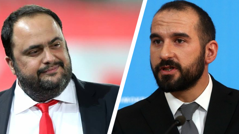 Σκληρή επίθεση της κυβέρνησης στον Μαρινάκη: «Είναι υπόδικος» Σκληρή επίθεση της κυβέρνησης στον Μαρινάκη: «Είναι υπόδικος»