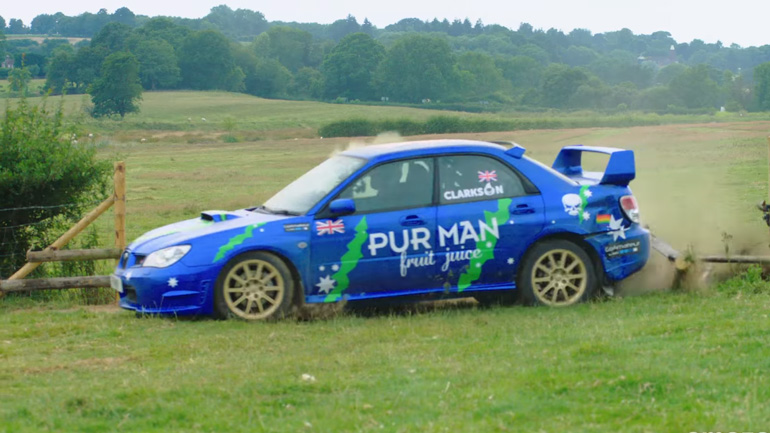 O Clarkson προσπαθεί να μιμηθεί τον Ken Block