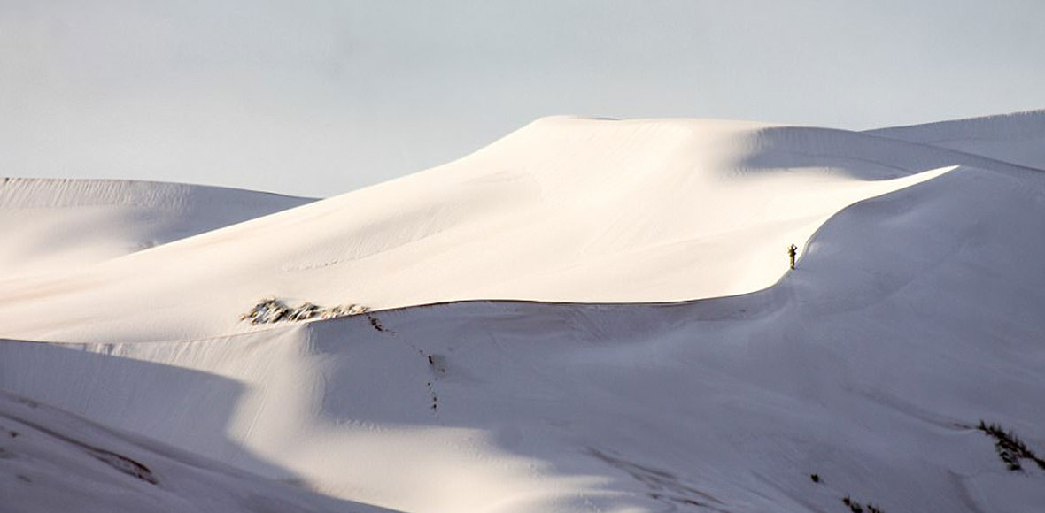 Όχι δεν είναι η Αρκτική… είναι η Σαχάρα