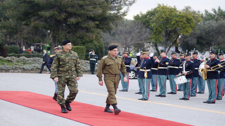 Ο Αρχηγός των Χερσαίων Δυνάμεων του Ισραήλ στο ΓΕΣ