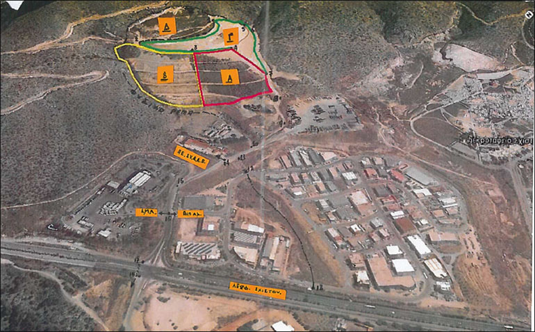 Τα 80 από τα 125 στρέμματα του ΧΑΔΑ (σημεία Α,Β και Γ) έχουν αποκατασταθεί. Το κορυφαίο σημείο όμως (Δ) αποτελεί μια μόνιμη 'πληγή' για τη Δυτική Αττική