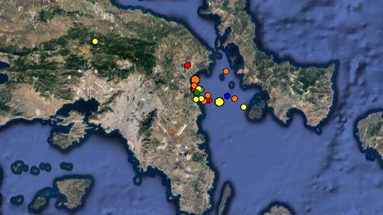 Συνεχίζονται οι σεισμοί μεταξύ Ραφήνας-Ν. Μάκρης – «Παρακολουθούμε το φαινόμενο» λένε οι σεισμολόγοι