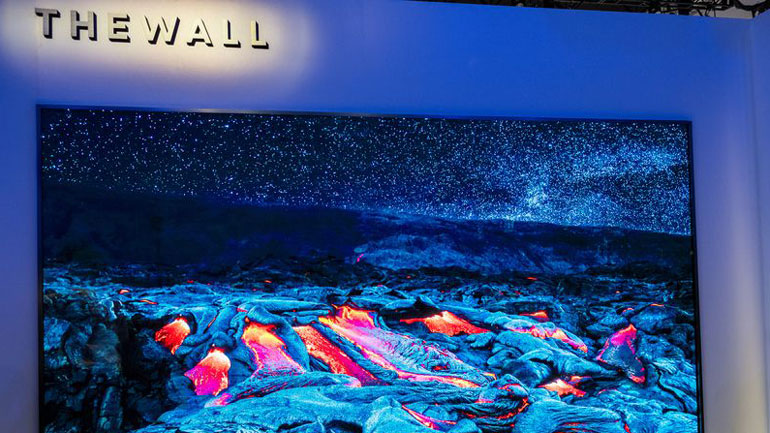 Η Samsung παρουσίασε μια τηλεόραση 146 ιντσών με τη νέα MicroLED τεχνολογία