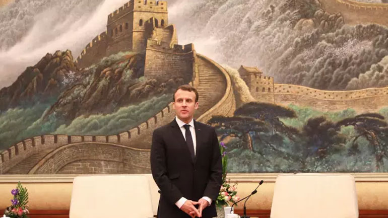 Μακρόν: Συμφωνία με την Κίνα για την πώληση 184 αεροσκαφών Airbus