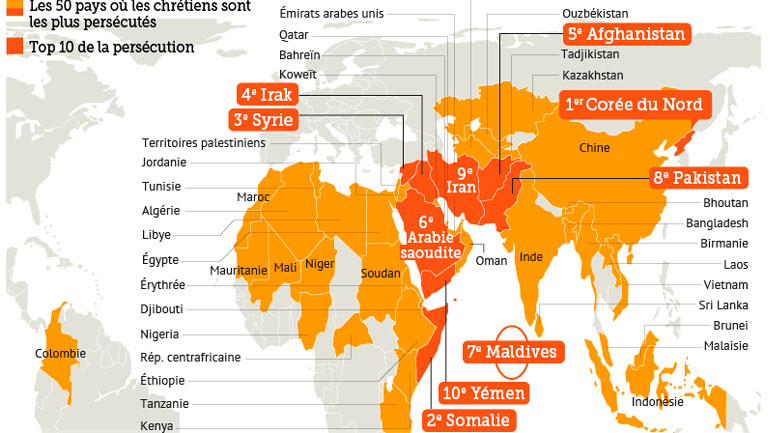 Γαλλία: Περισσότερες από 3.000 δολοφονίες χριστιανών το 2017 σε όλον τον κόσμο