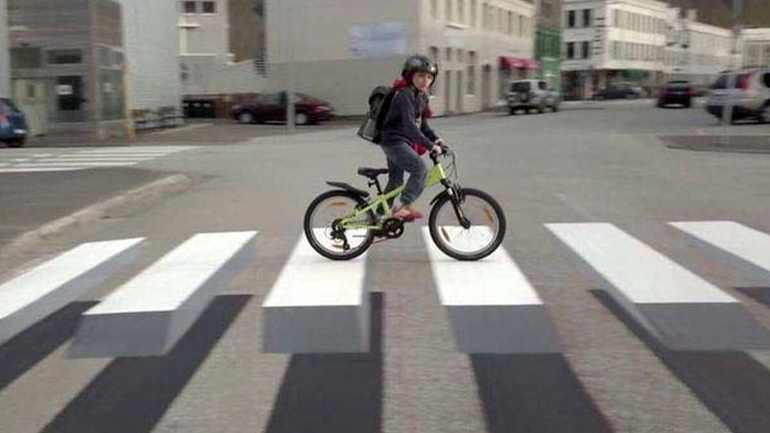 Η πρώτη τρισδιάστατη διάβαση πεζών στην Ελλάδα