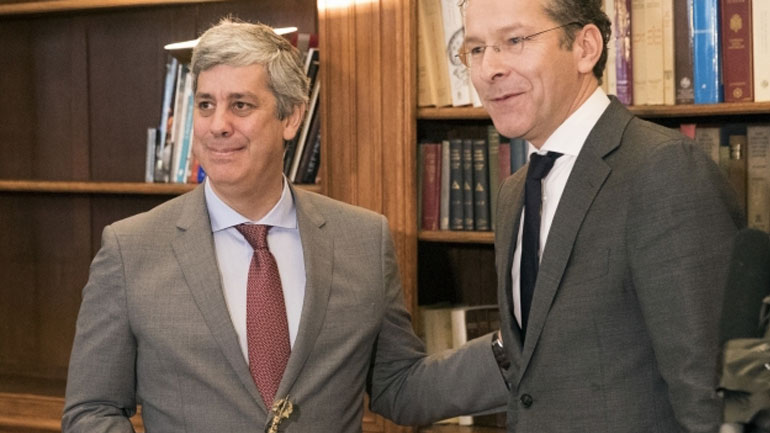 Παρίσι: Παραδόθηκε η προεδρία του Eurogroup από τον Γερούν Ντάισελμπλουμ στον Μάριο Σεντένο