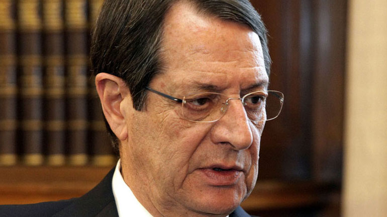 Αναστασιάδης: «Η Τουρκία πρέπει να πάψει να θεωρεί την Κύπρο προτεκτοράτο της»