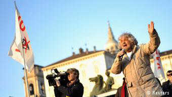 O επικεφαλής των Πέντε Αστέρων Μπ.Γκρίλο 