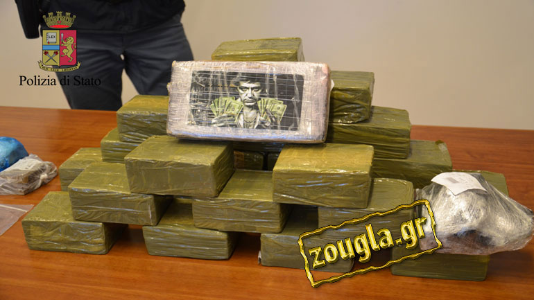 Kόκα «Scarface» εντόπισαν οι Ιταλοί