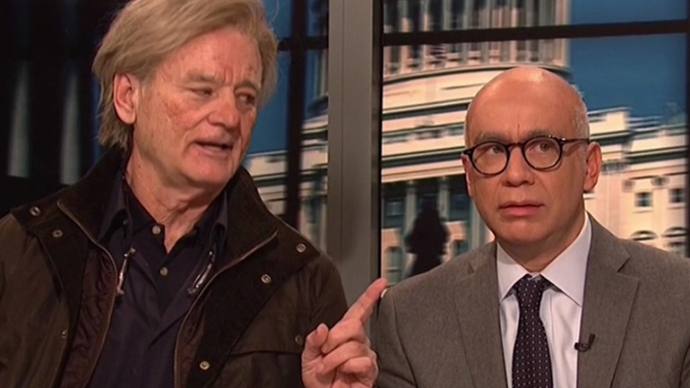 Ο Μπιλ Μάρεϊ εμφανίστηκε ως Στιβ Μπάνον στο πρώτο «Saturday Night Live» του 2018