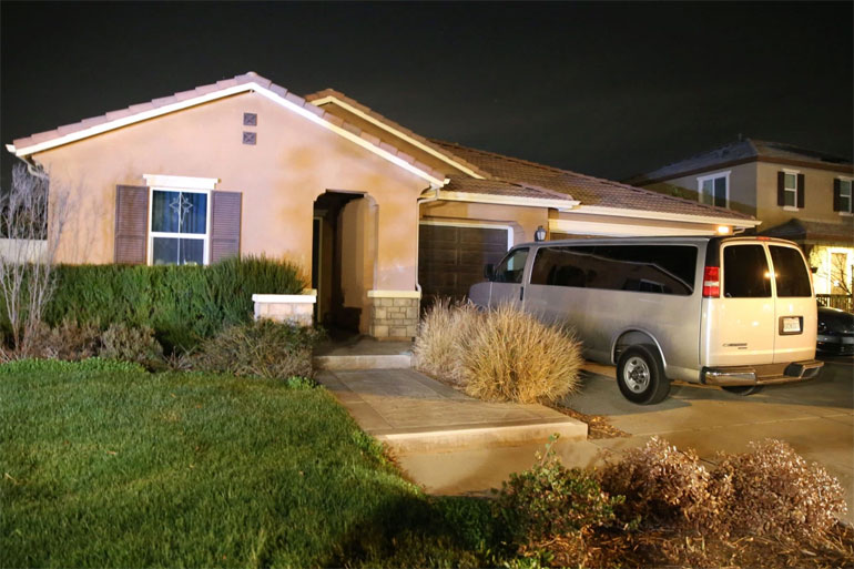 To σπίτι της οικογένειας στην Καλιφόρνια