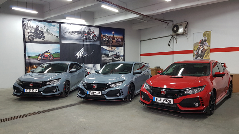 Τρία και να καίνε... (Honda Civic Type R)