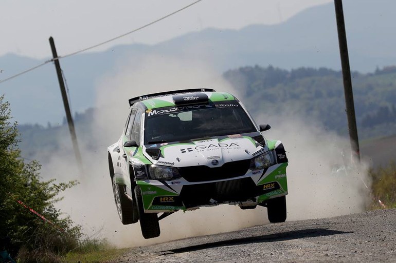 To αγωνιστικό Skoda Fabia R5 του Max Rendina