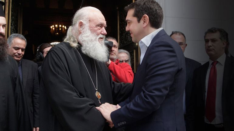 Συνάντηση Τσίπρα – Αρχιεπισκόπου Ιερώνυμου για το «Μακεδονικό»