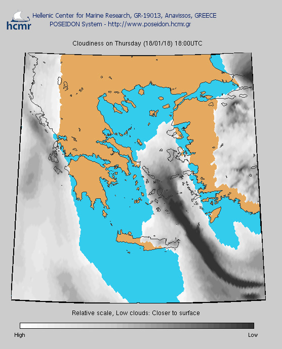Νεφοκάλυψη το απόγευμα της Πέμπτης