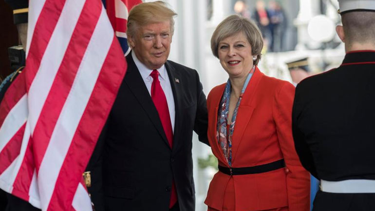 Συνάντηση Τραμπ-Μέι στο Νταβός την επόμενη εβδομάδα