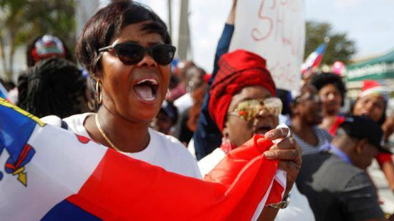 Καταδίκη των δηλώσεων Τραμπ από δεκάδες Αϊτινούς