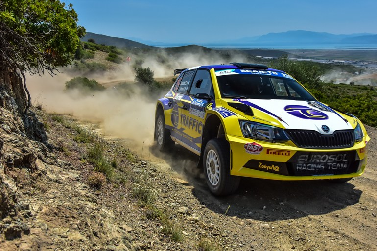 Με Skoda Fabia R5 έτρεξε το 2017 ο Σωκράτης Τσολακίδης με τον Χάρη Δήμου
